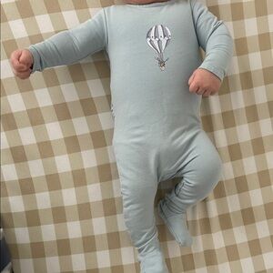 Mamiere Blue Hot Air Balloon Onsie